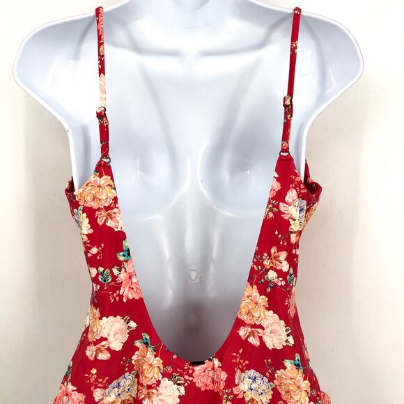 O'NEILL Women's Stella Mykonos One-Piece Swimsuit Size XL Red Floral NWT - Picture 9 of 14